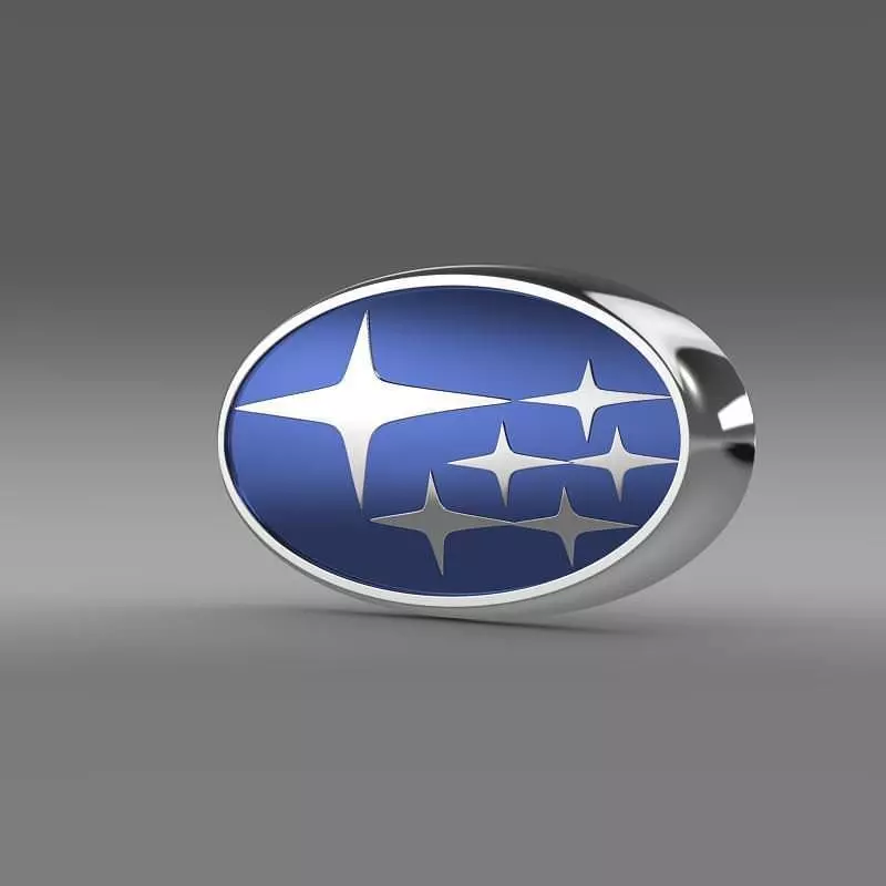 Subaru Logo 3D model_0