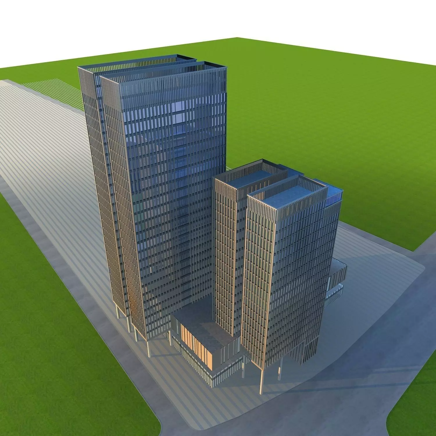 Office Building 3D model | CGTrader