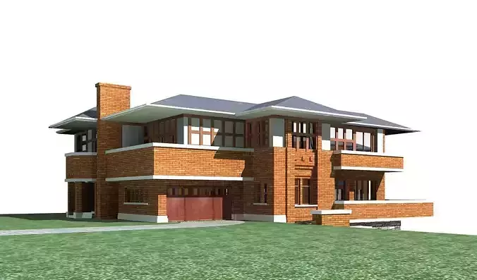 Villa brick house