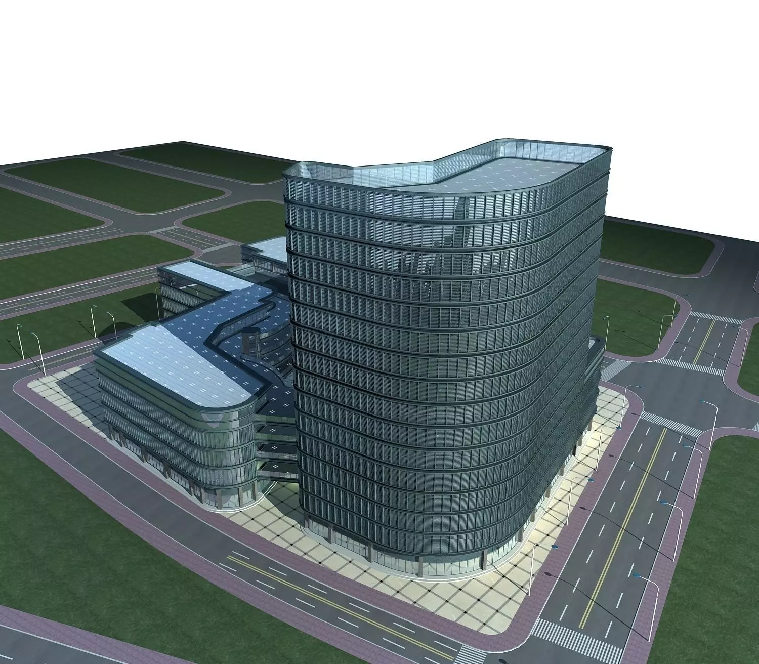 Commercial Building 3D model | CGTrader