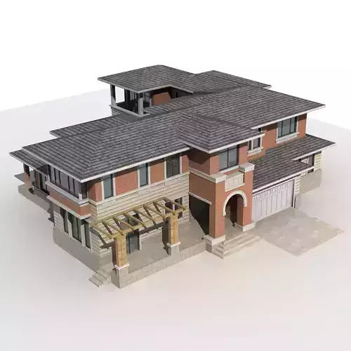 Villa house with garage