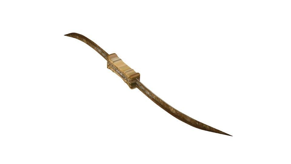 Double Bladed Sword  Low-poly 3D model_2