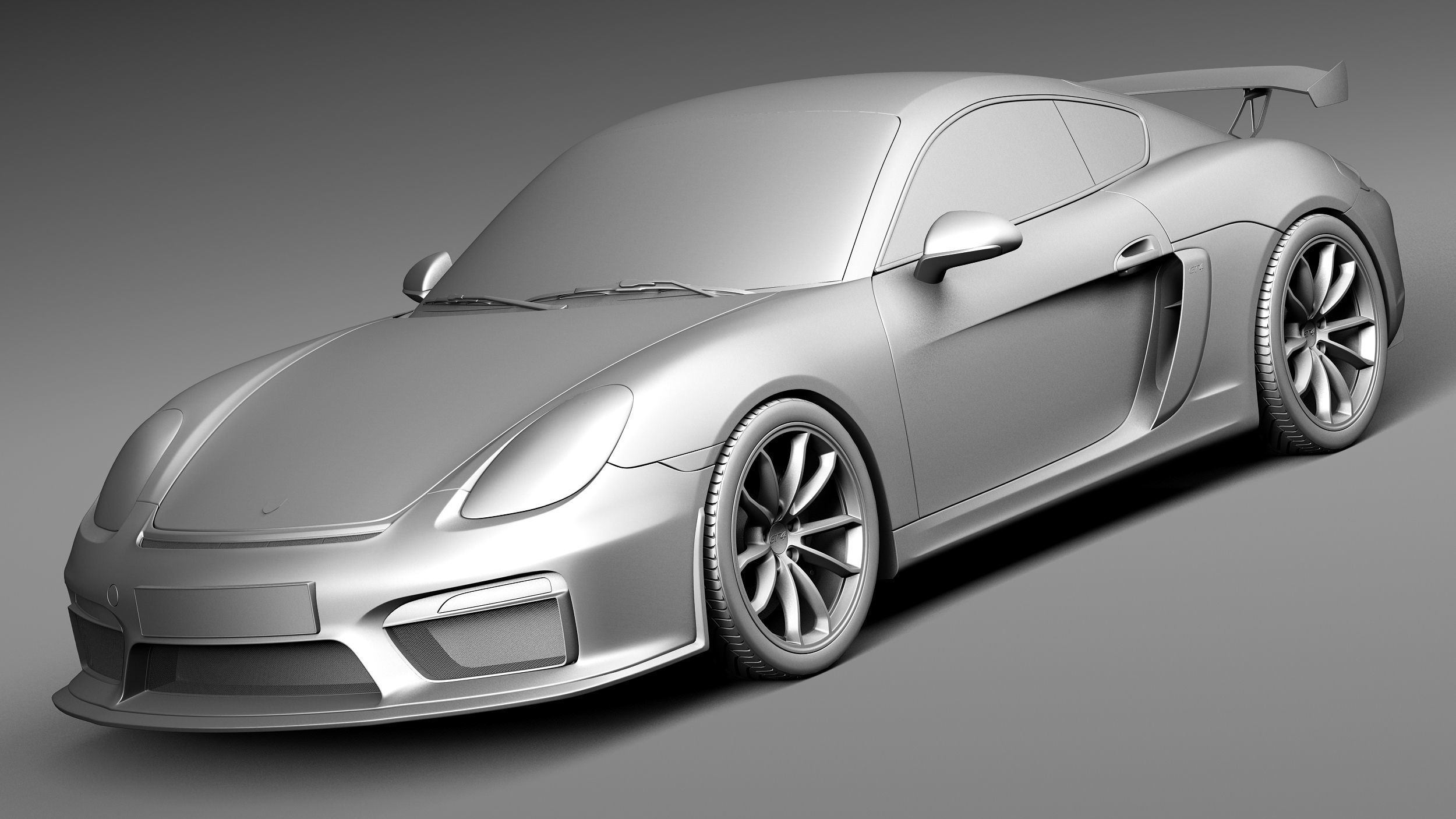Porsche Cayman GT4 2016 3D model_10