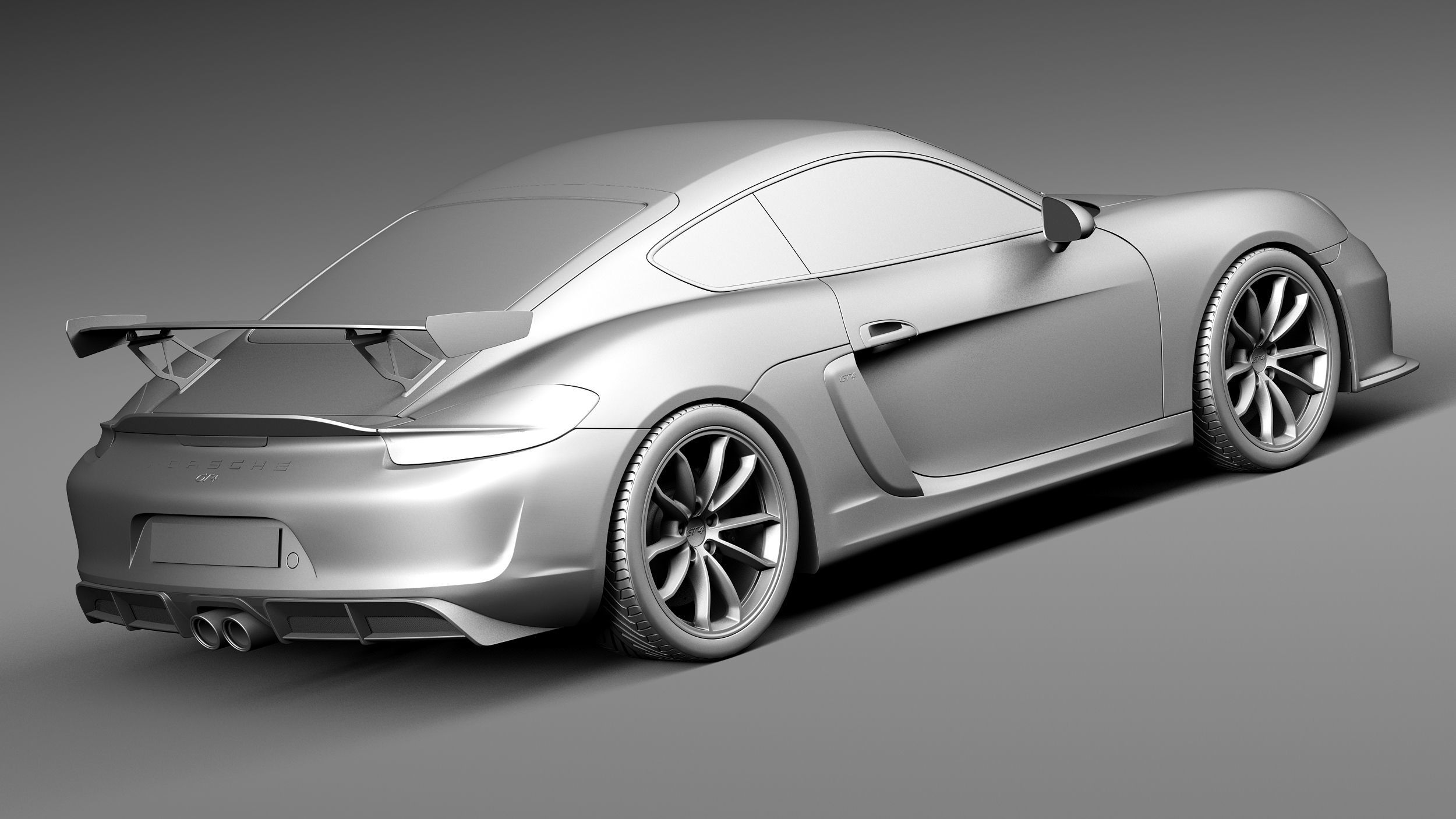 Porsche Cayman GT4 2016 3D model_14