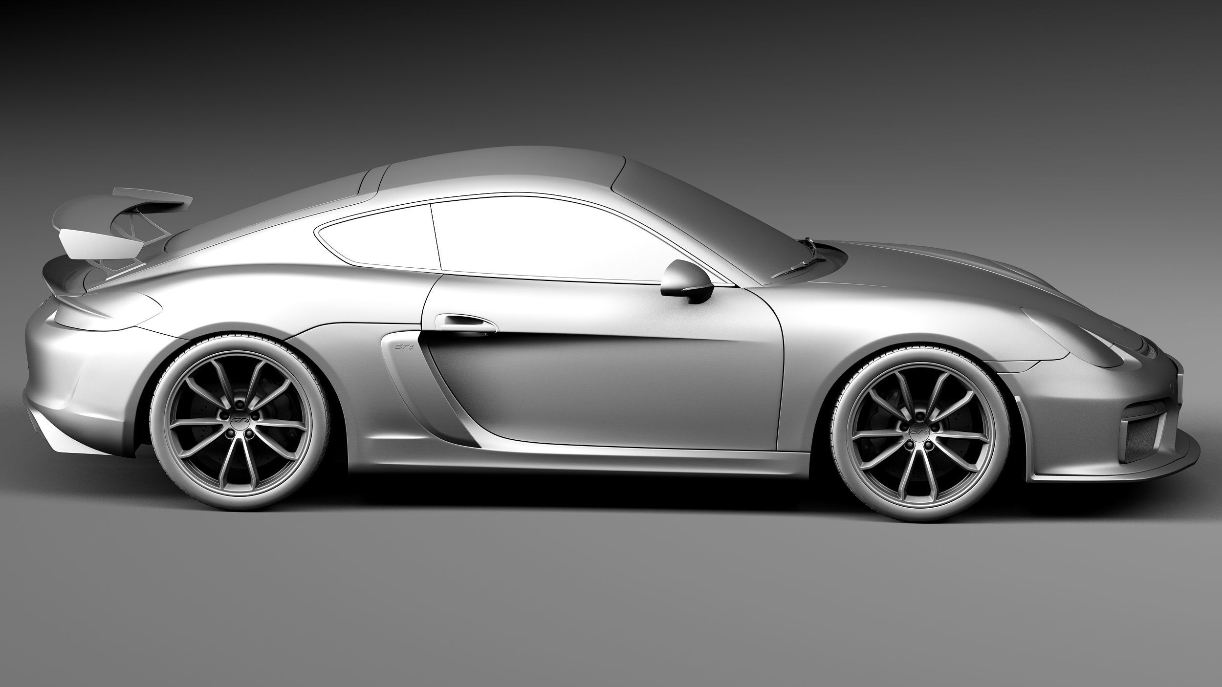 Porsche Cayman GT4 2016 3D model_16