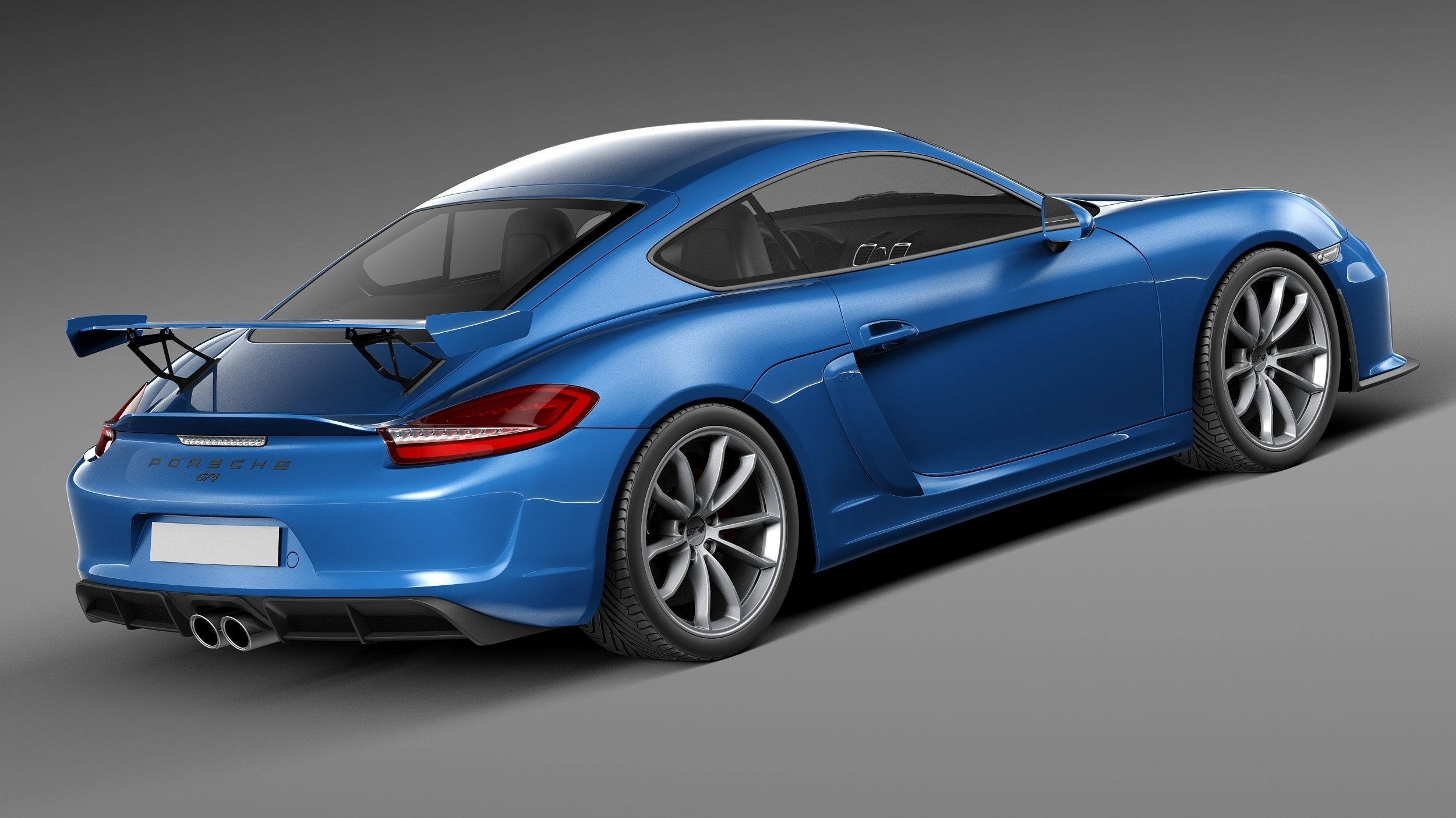 Porsche Cayman GT4 2016 3D model_4