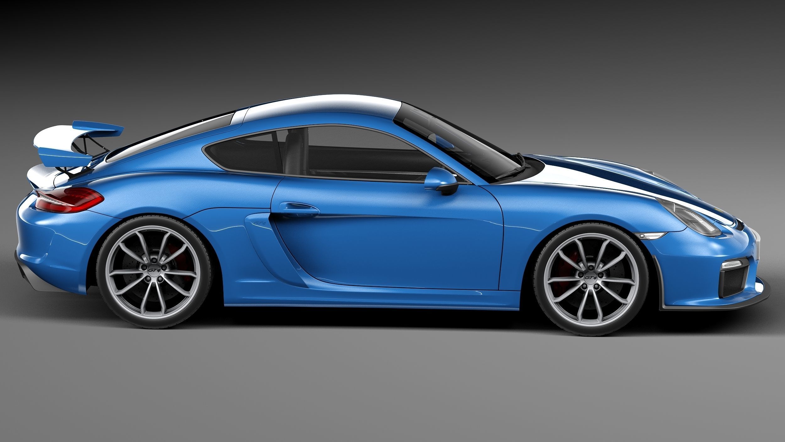 Porsche Cayman GT4 2016 3D model_6
