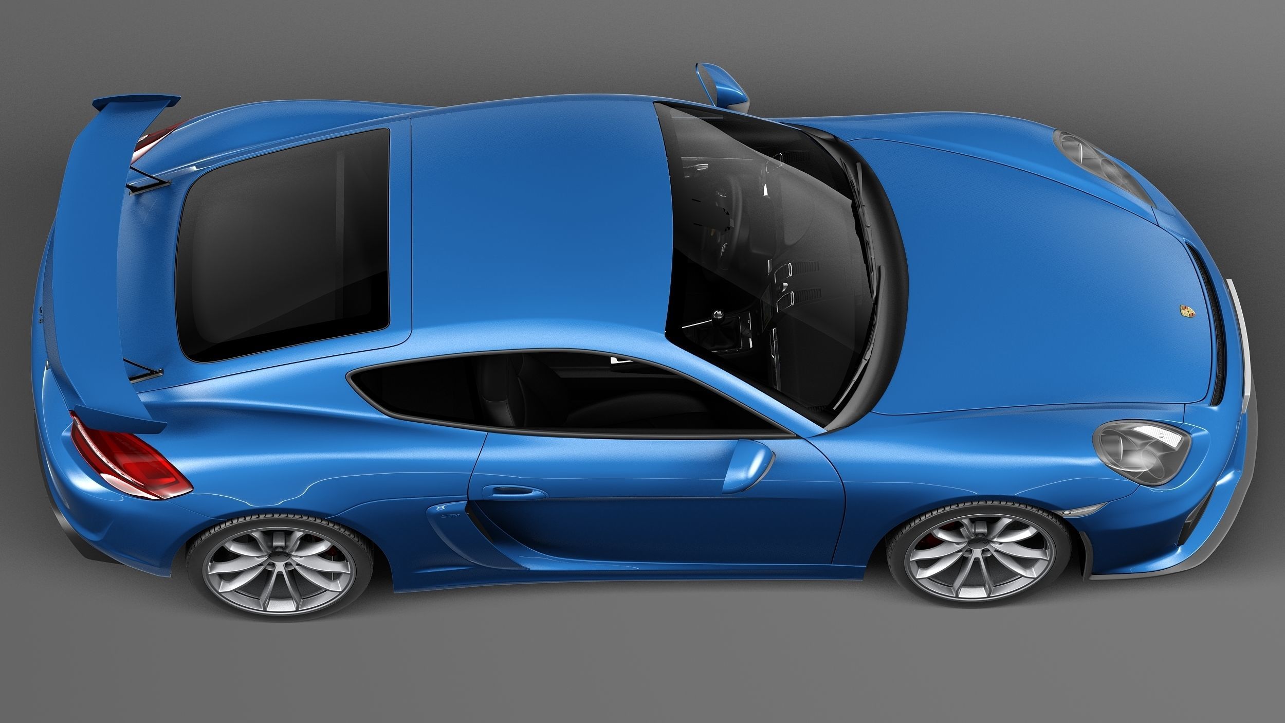 Porsche Cayman GT4 2016 3D model_7