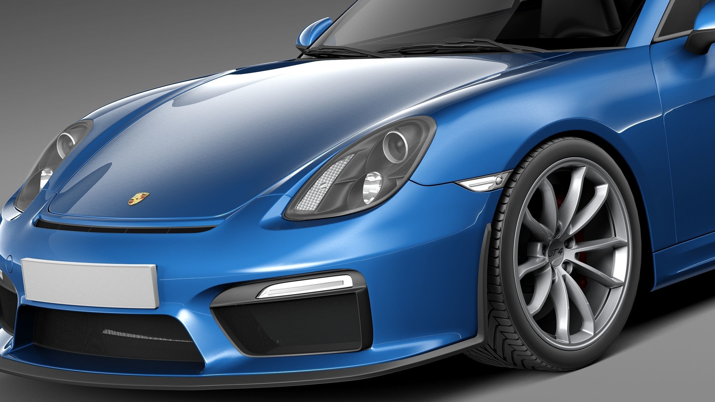 Porsche Cayman GT4 2016 3D model_2