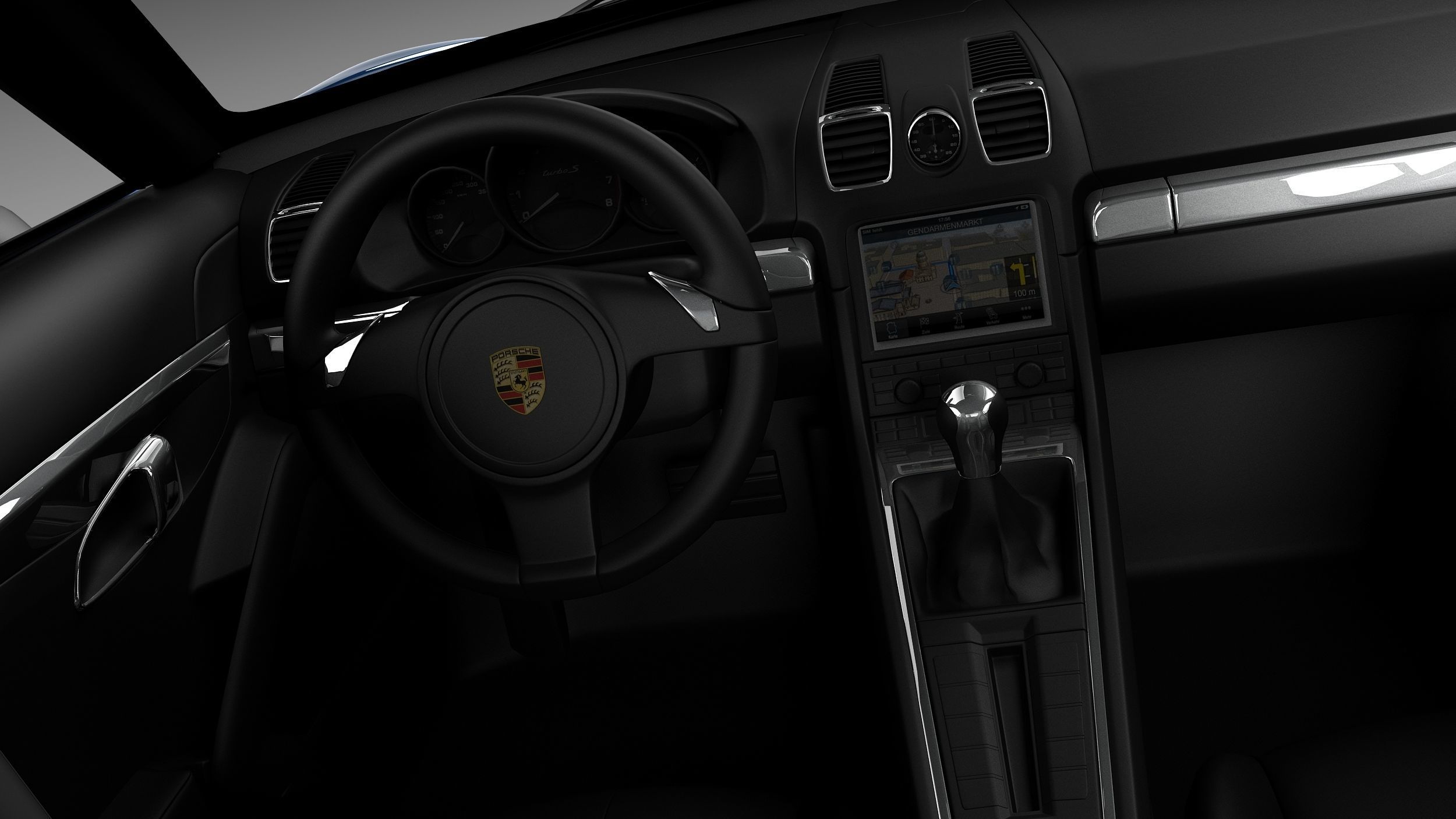 Porsche Cayman GT4 2016 3D model_9