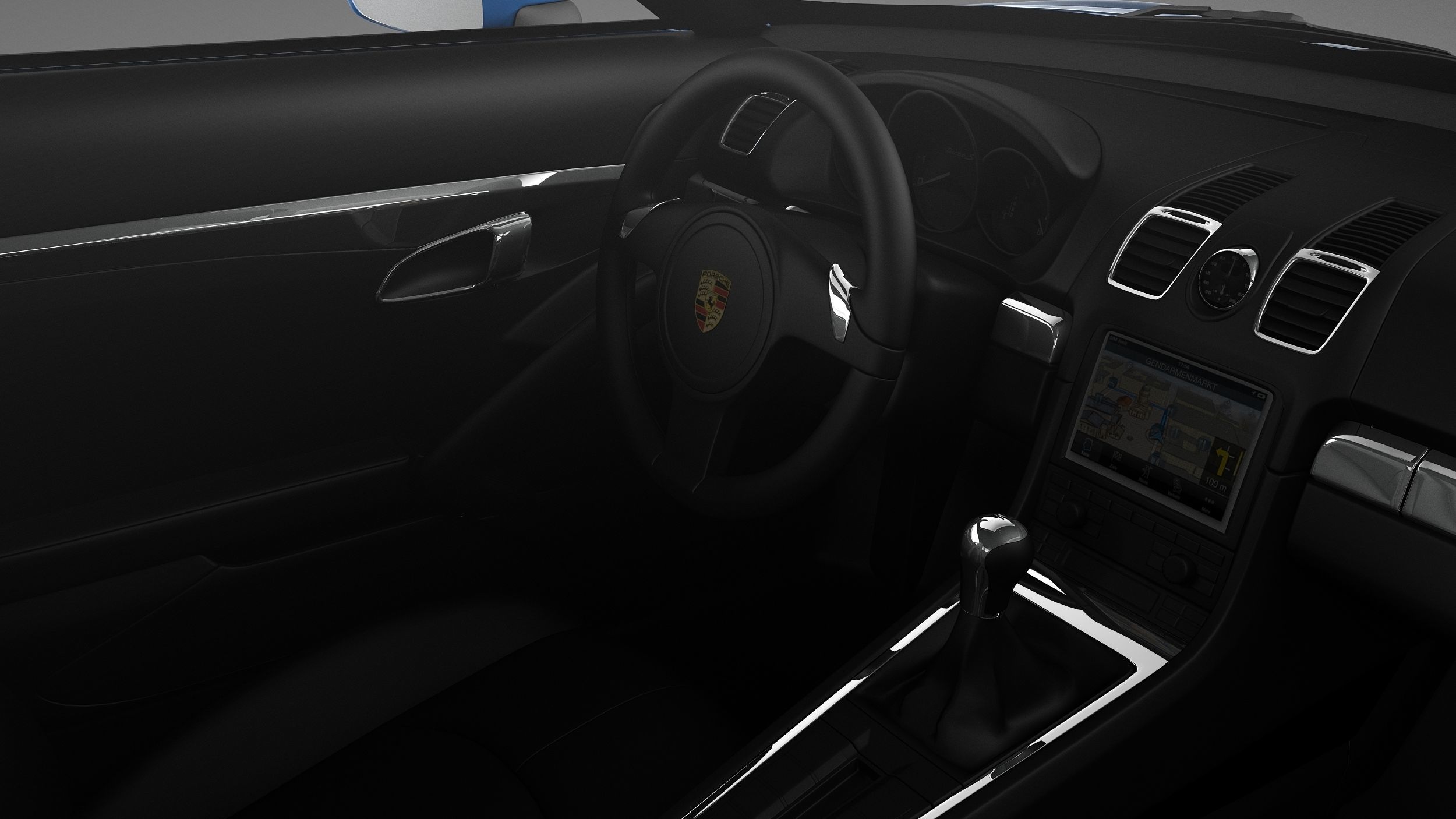 Porsche Cayman GT4 2016 3D model_8
