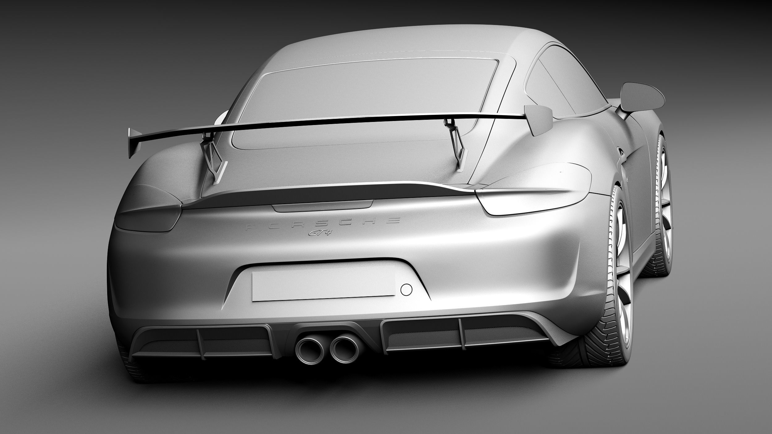 Porsche Cayman GT4 2016 3D model_15