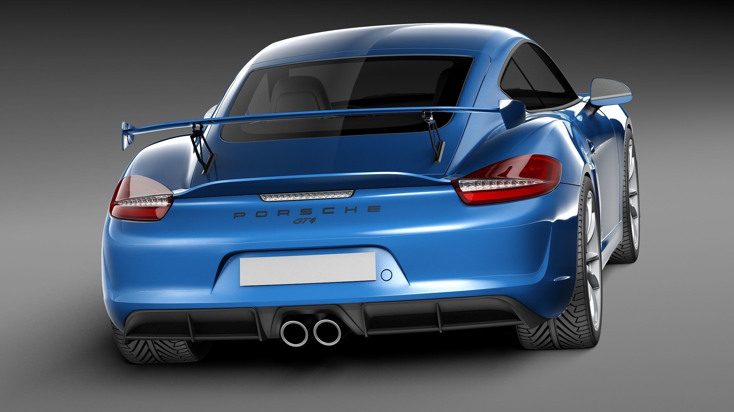 Porsche Cayman GT4 2016 3D model_5