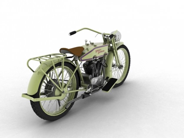 Harley-Davidson 11J 1915 3D model_12