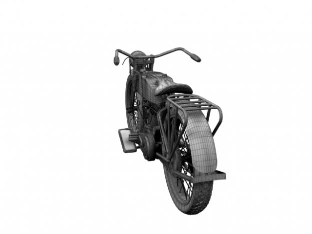 Harley-Davidson 11J 1915 3D model_25