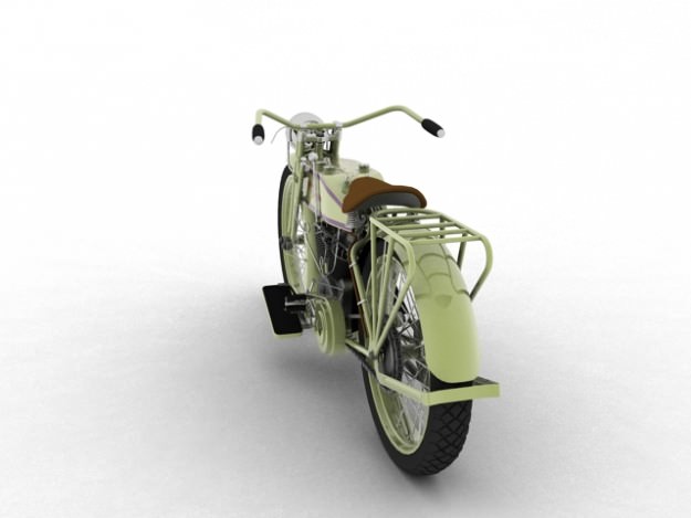 Harley-Davidson 11J 1915 3D model_11