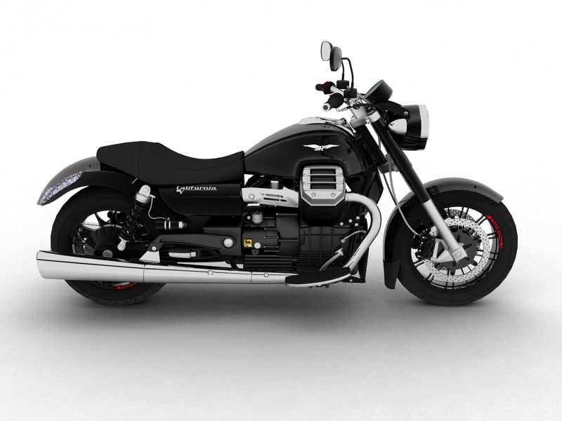 Moto Guzzi 1400 California Custom 2013 3D model_11