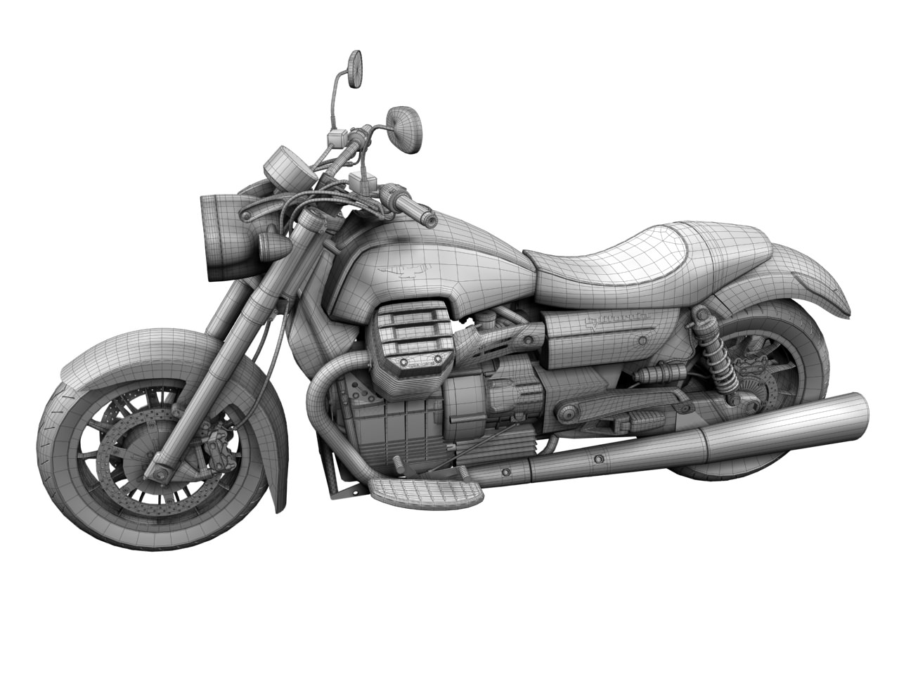 Moto Guzzi 1400 California Custom 2013 3D model_18