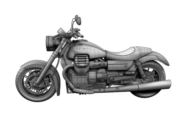 Moto Guzzi 1400 California Custom 2013 3D model_21