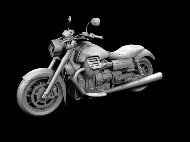 Moto Guzzi 1400 California Custom 2013 3D model_12