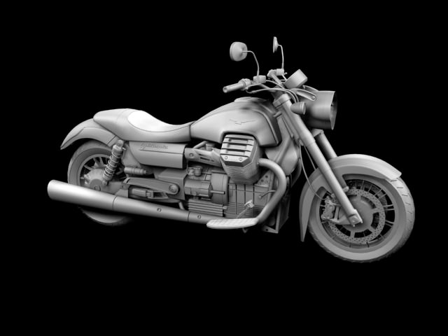 Moto Guzzi 1400 California Custom 2013 3D model_10