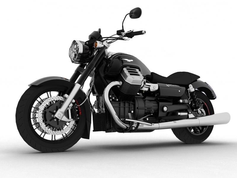 Moto Guzzi 1400 California Custom 2013 3D model_3