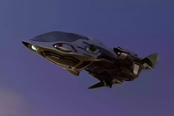 FX-27 Raptor Starship 3D model