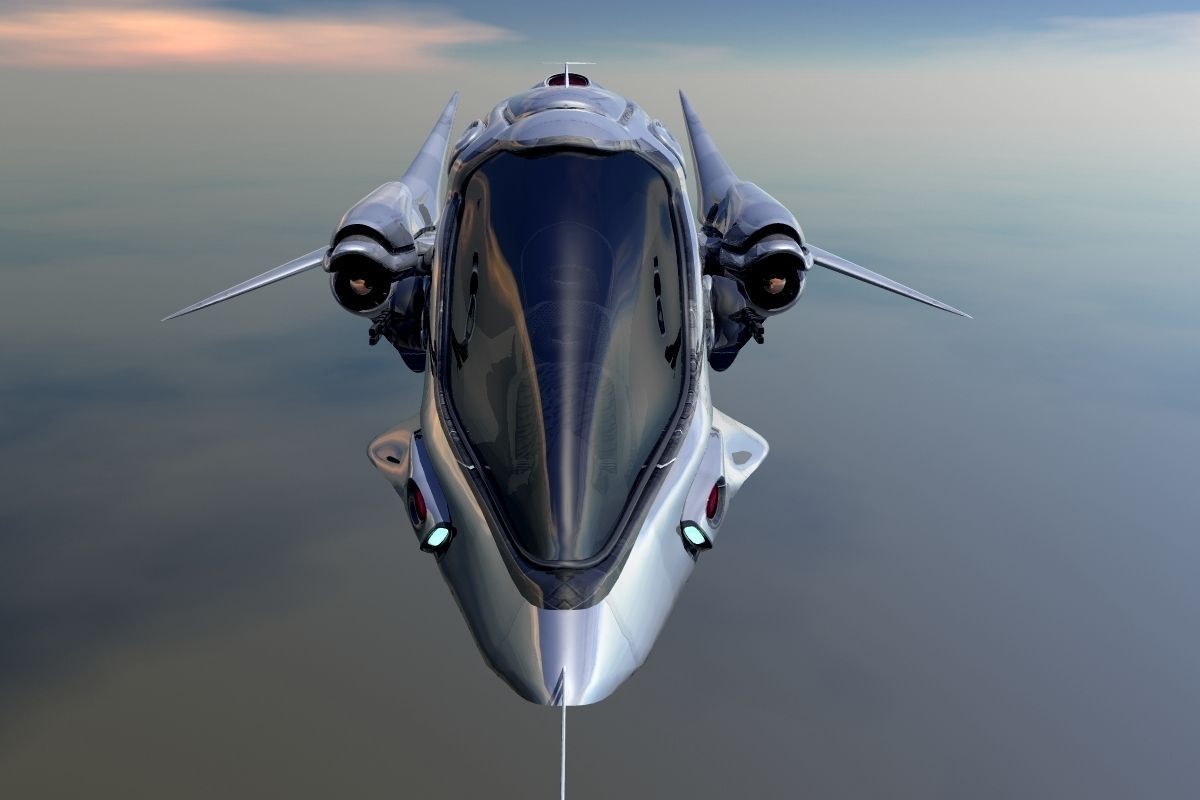 FX-27 Raptor Starship 3D model_1