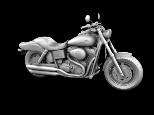 Harley-Davidson FXDF Fat Bob 2013 3D model_10