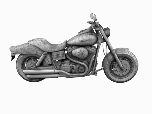 Harley-Davidson FXDF Fat Bob 2013 3D model_23