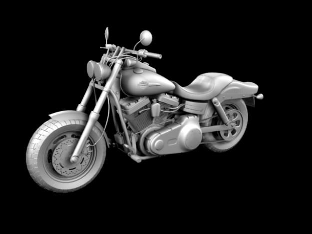 Harley-Davidson FXDF Fat Bob 2013 3D model_11