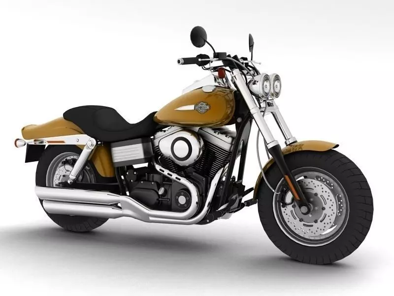Harley-Davidson FXDF Fat Bob 2013 3D model_0