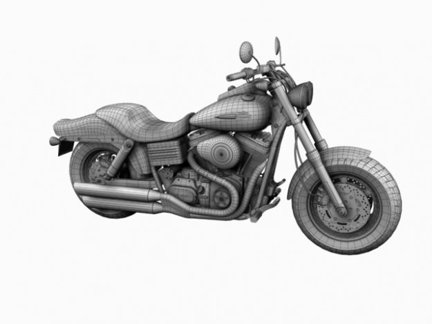 Harley-Davidson FXDF Fat Bob 2013 3D model_17
