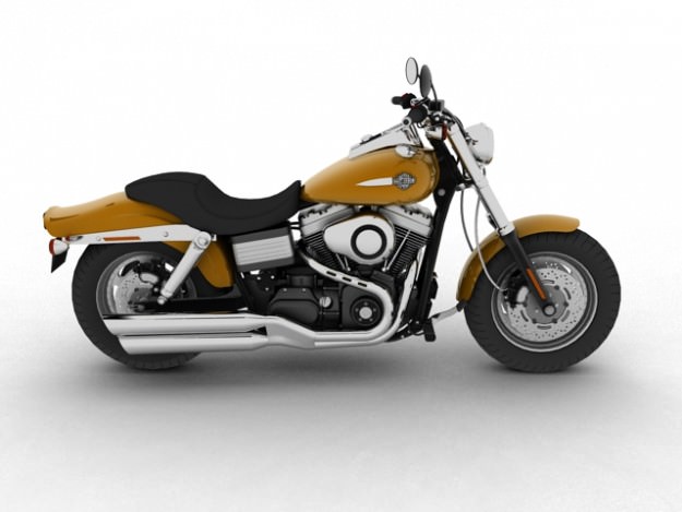 Harley-Davidson FXDF Fat Bob 2013 3D model_9