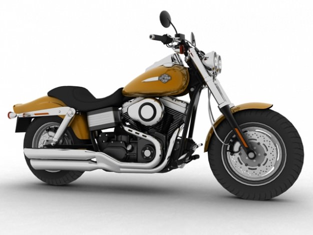 Harley-Davidson FXDF Fat Bob 2013 3D model_3
