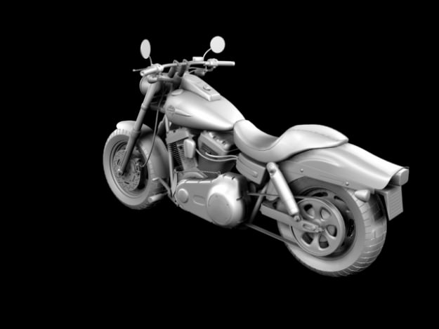 Harley-Davidson FXDF Fat Bob 2013 3D model_13