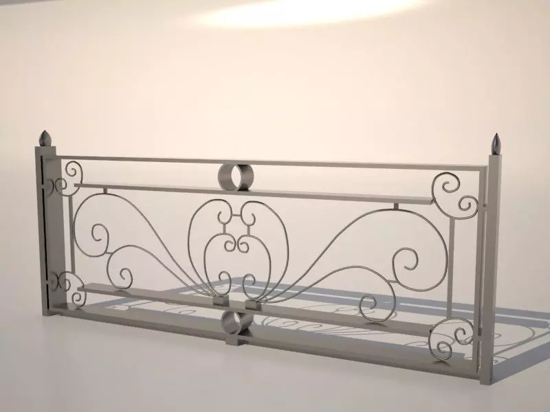 Free Architectural Fence 2 Free 3D model