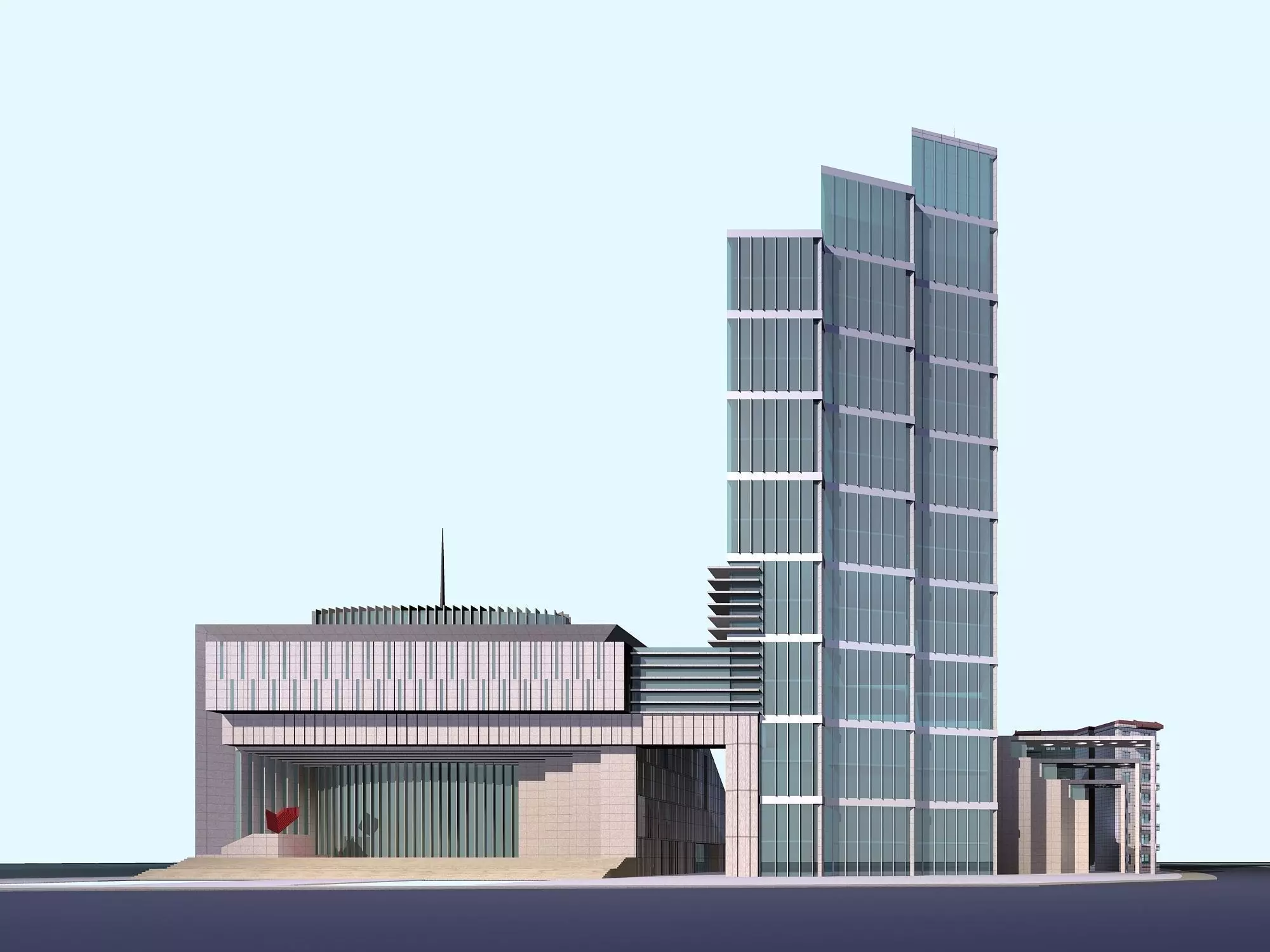 Office Building 3D model | CGTrader
