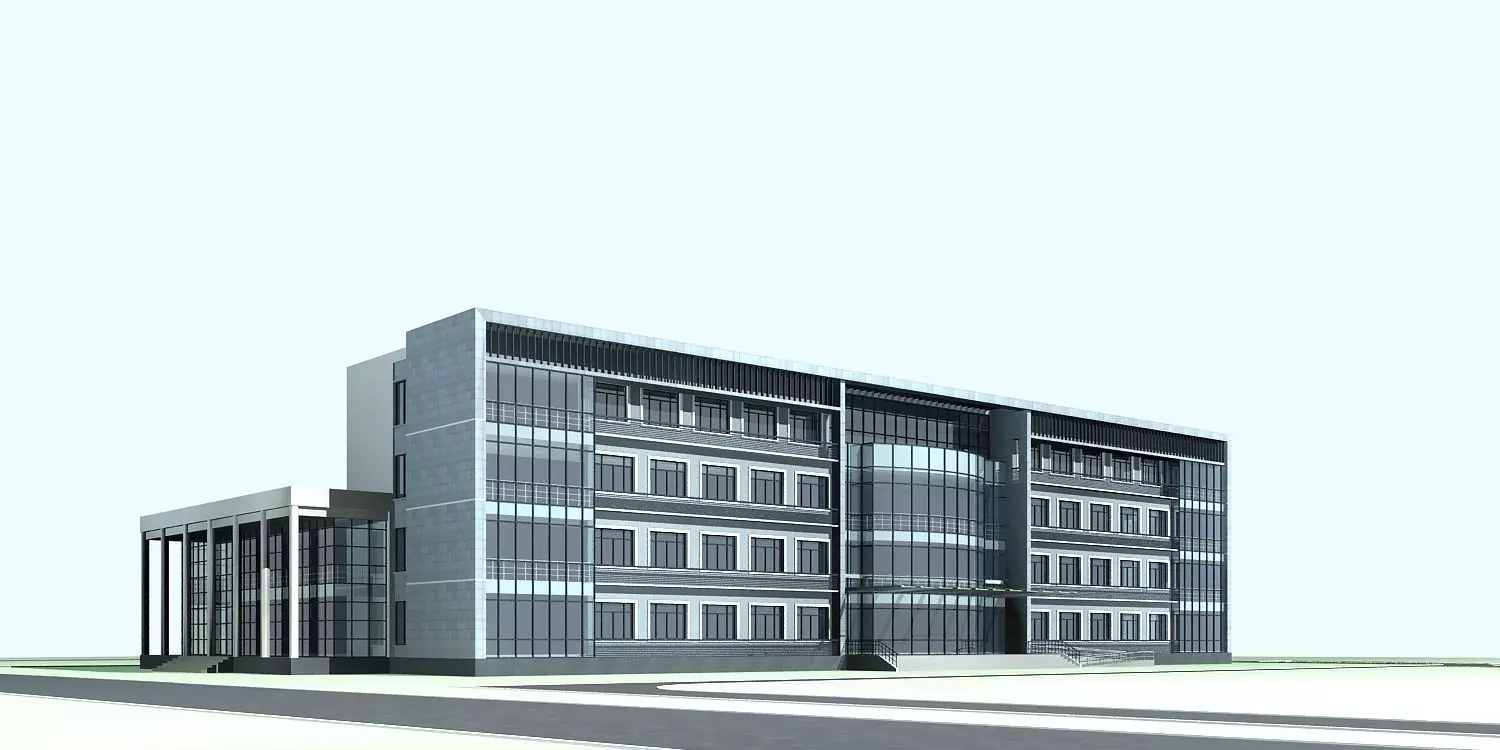 Office Building 3D model_0