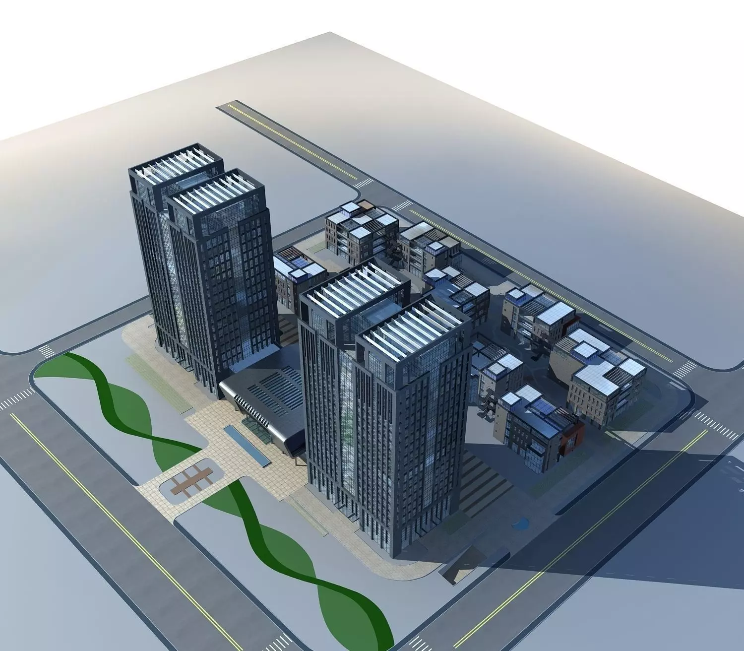 Office Building 3D model | CGTrader