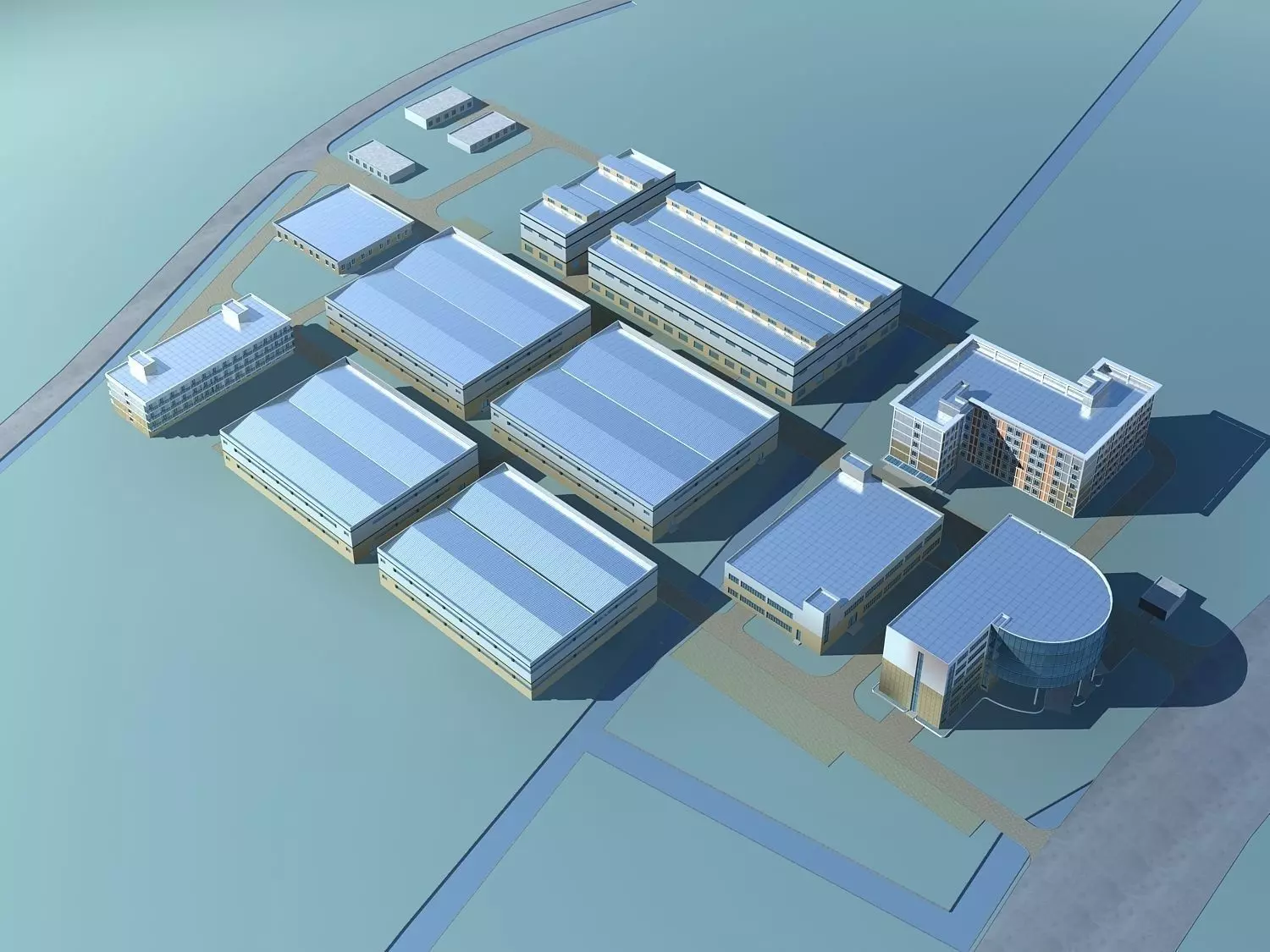 Office Building 3D model_0