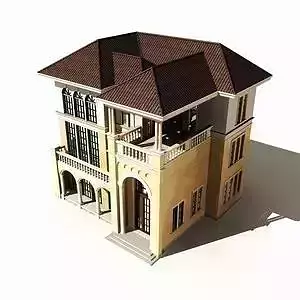 Villa three story house