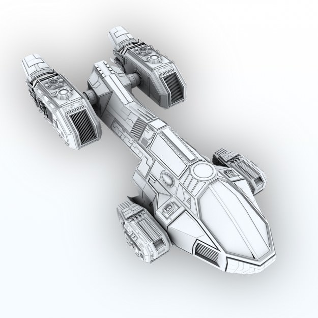 Sci-fi Factory 3D model_10