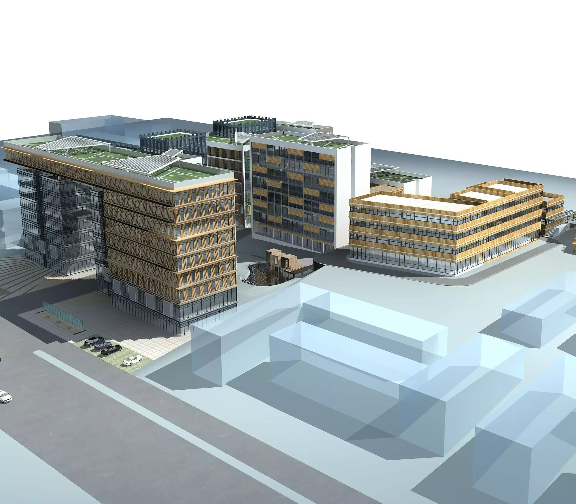 Office Building 3D model_0