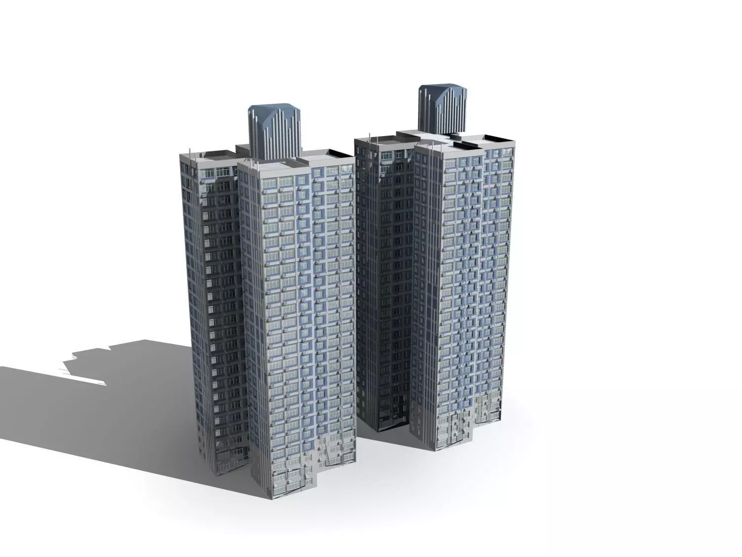 Office Building 3D model_0