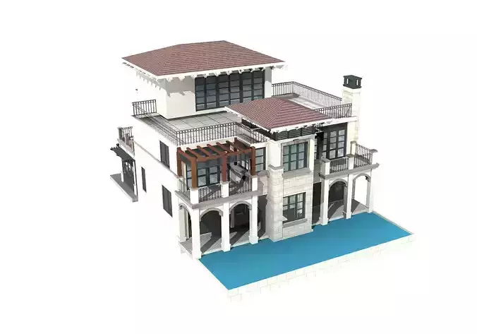 Villa house with pool