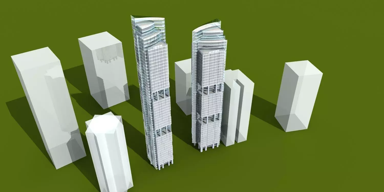 Office Building 3D model_0