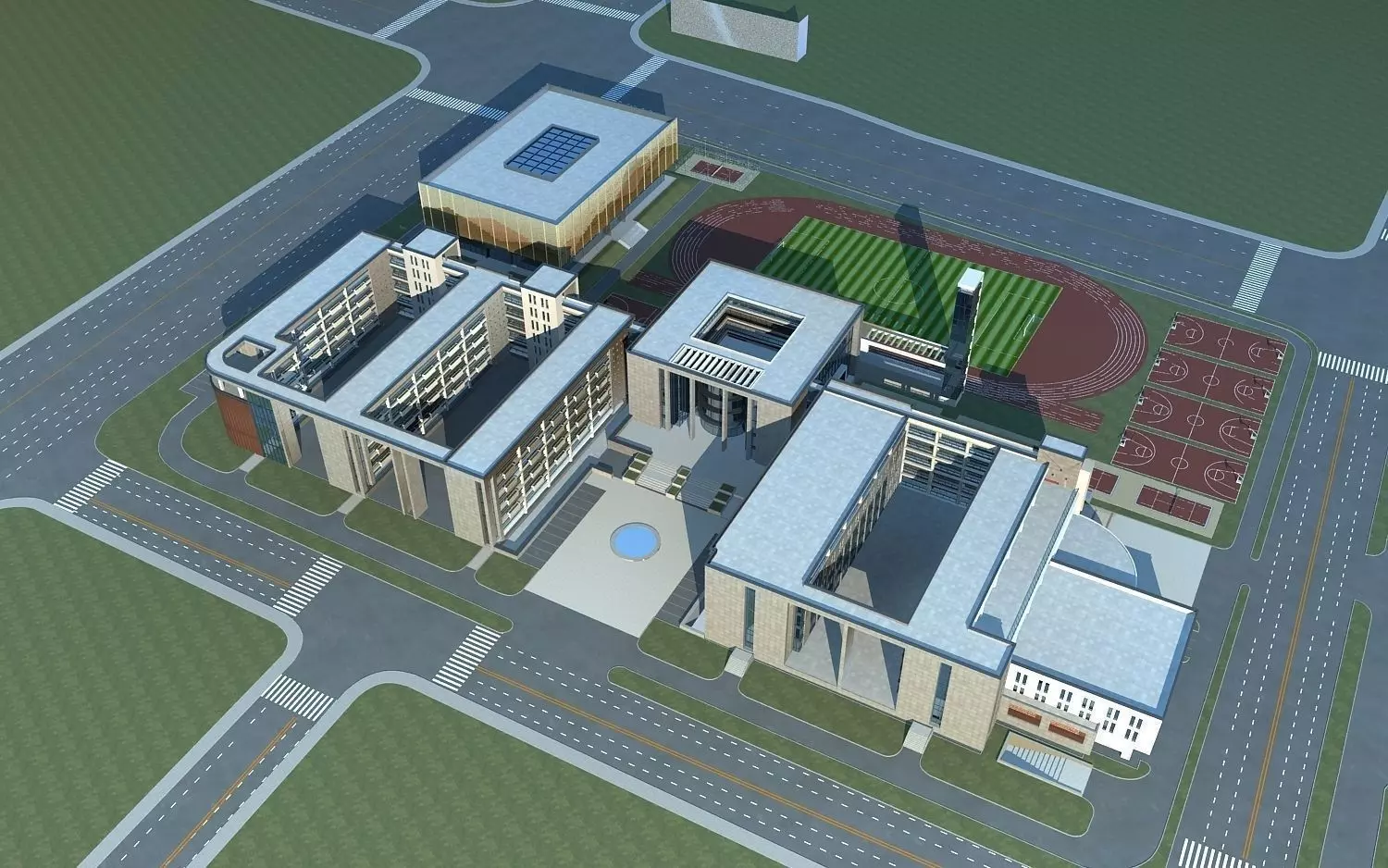 Office Building 3D model_0