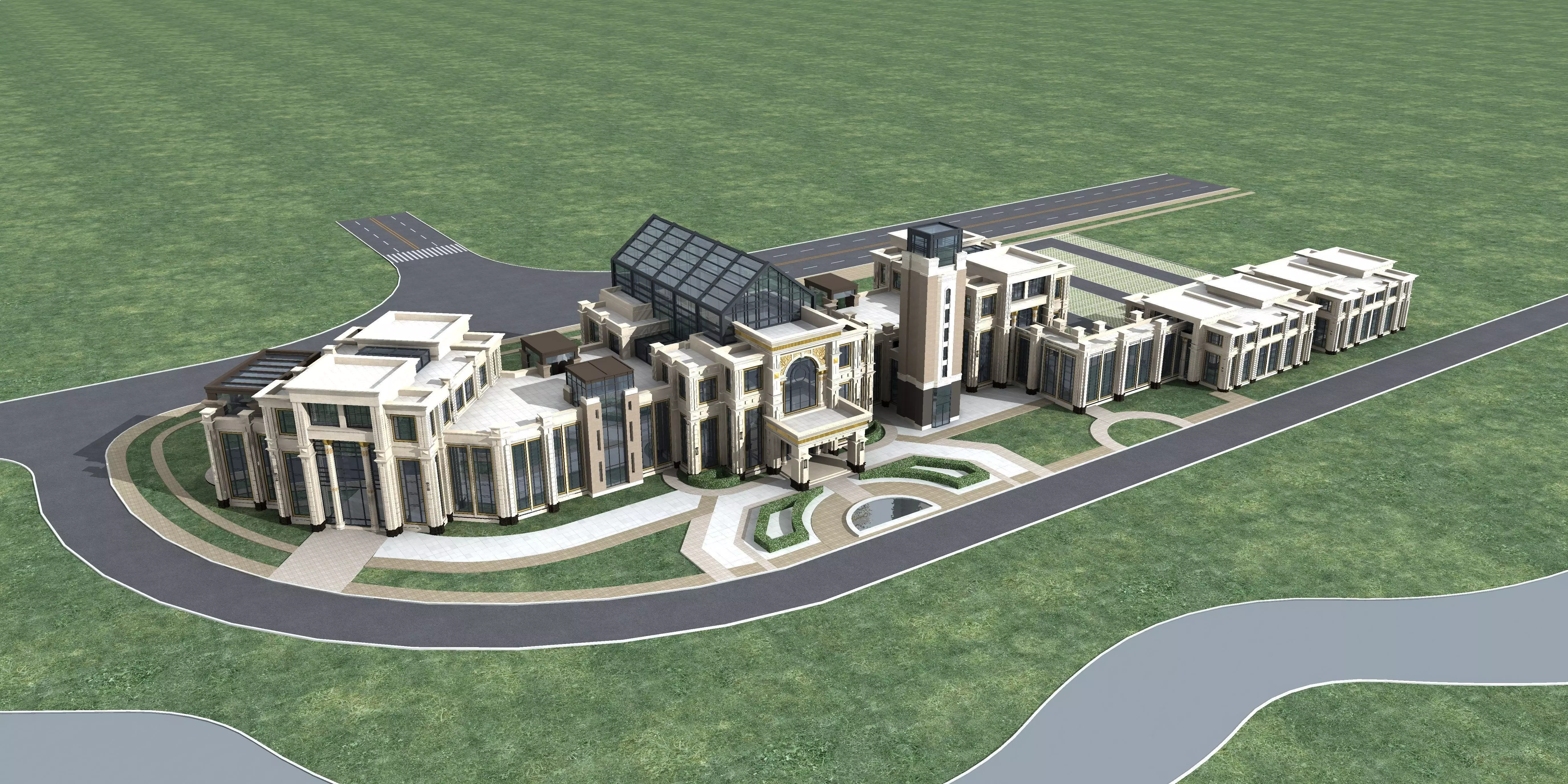 Office Building 3D model_0