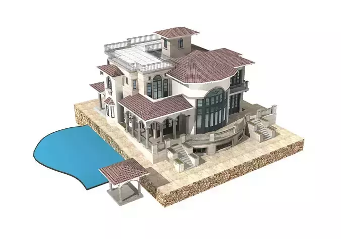 Villa house with pool